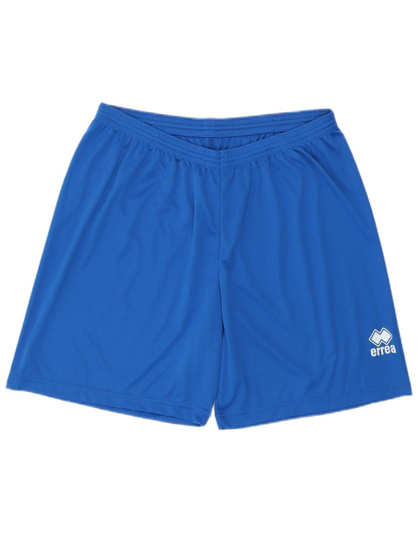 Errea Pantalones cortos deportivos para hombre 2XL Poliéster azul