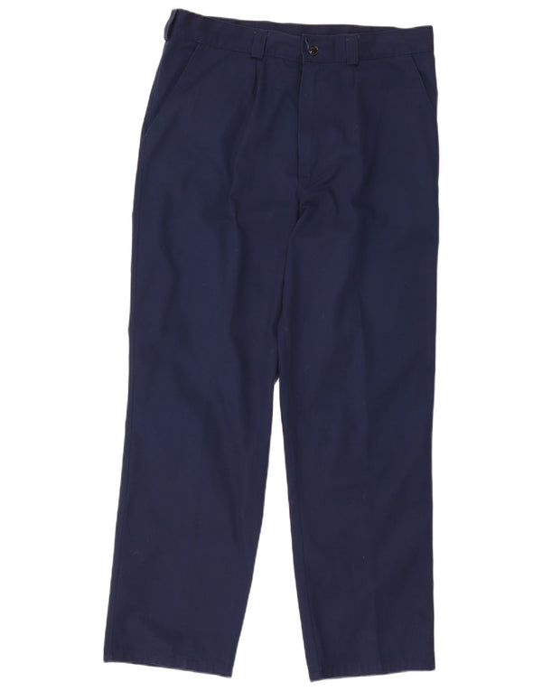 Dickies Pantalón chino recto para hombre W36 L30 Algodón azul marino