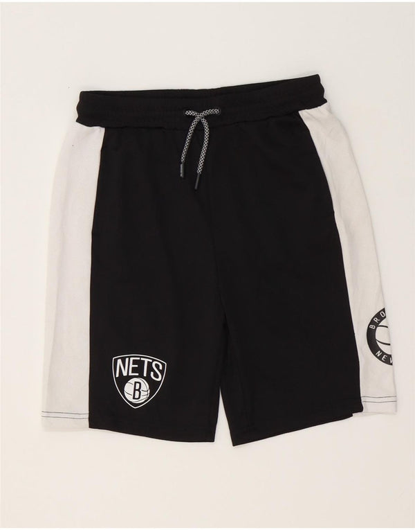 NBA Boys Brooklyn Nets Graphic Sport Shorts 9-10 años Negro Colorblock