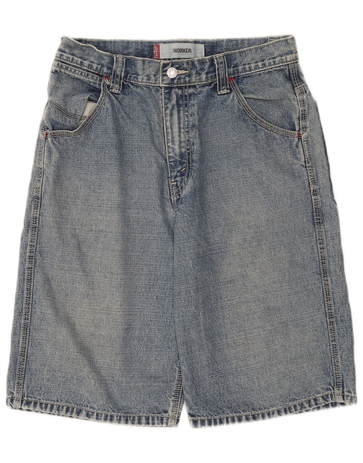 Levi's Mens Workwear Denim Shorts W29 Algodón Azul Medio