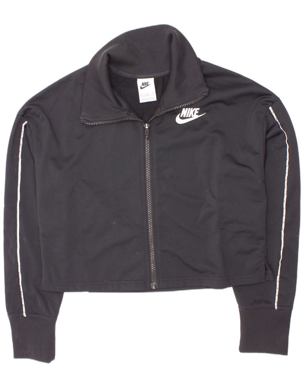 Nike Chaqueta Chándal Niña 13-14 Años XL Negro Poliéster