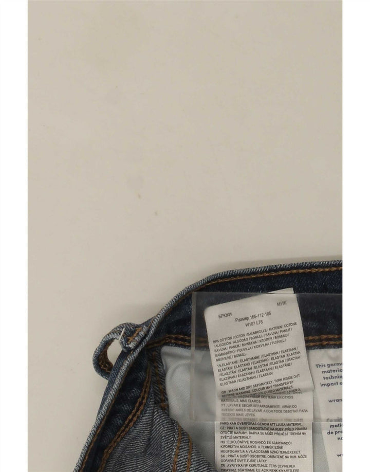 Wrangler Vaqueros Rectos Regulares Para Hombre W42 L27 Algodón Azul
