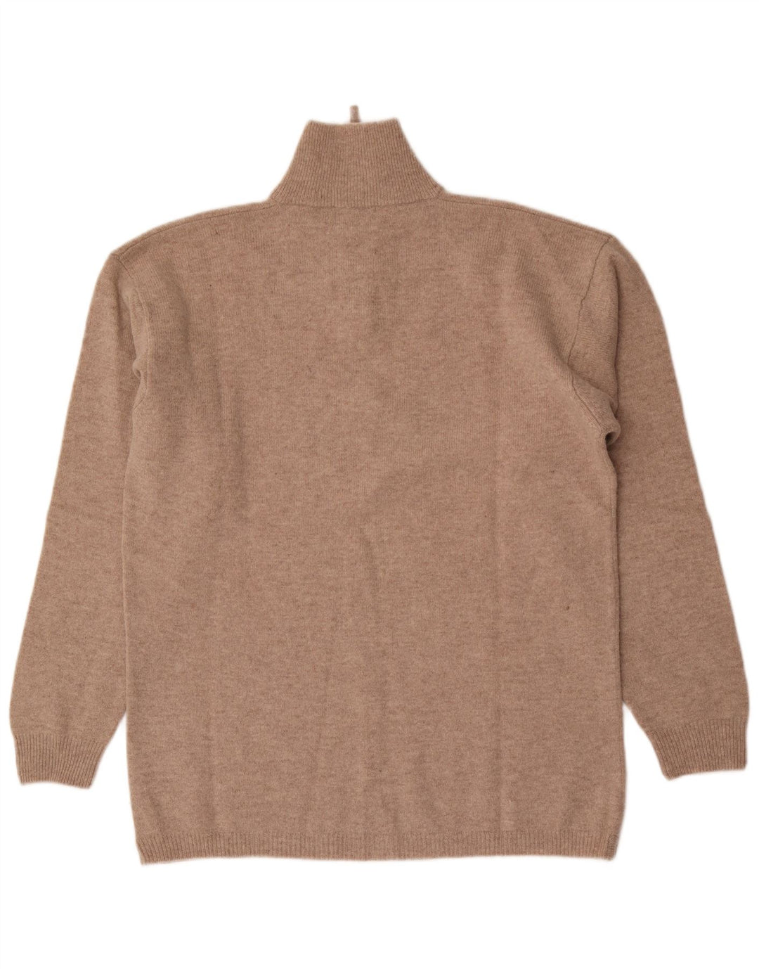 Kappa Mens Zip Neck Jumper Sweater 2XL Beige Lana