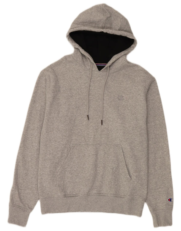 Champion Jersey con capucha de ajuste regular para mujer UK 44 Algodón gris medio