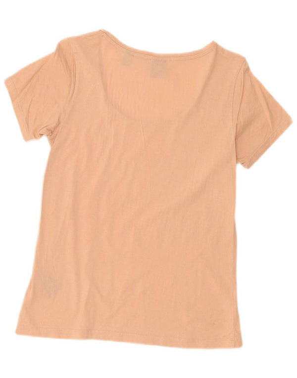 Maison Scotch Camiseta para mujer Top UK 10 Small Beige Algodón