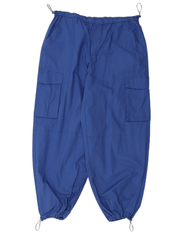 Jack Wills Pantalones cargo tipo joggers holgados para mujer UK 40 Large W34 L29 Azul