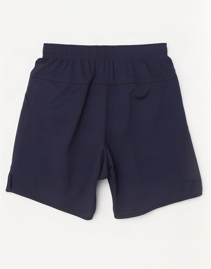 Nike Dri Fit - Pantalones cortos deportivos para hombre, talla pequeña, poliéster, color azul marino