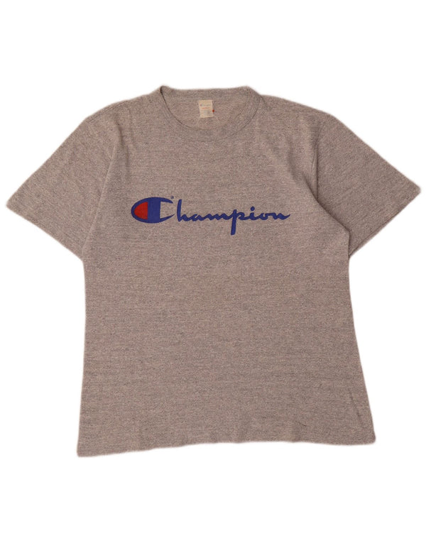 Champion Camiseta gráfica para mujer Top UK 44 Algodón gris medio