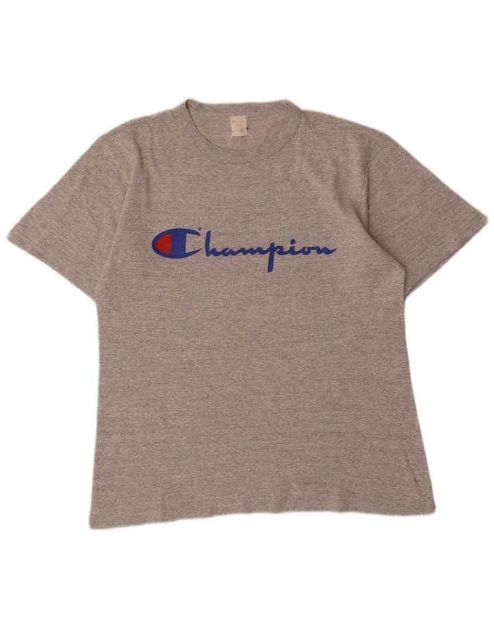 Champion Camiseta gráfica para mujer Top UK 44 Algodón gris medio