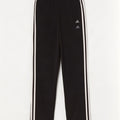 Adidas Pantalones de chándal para mujer UK 10 Small Black Polyamide