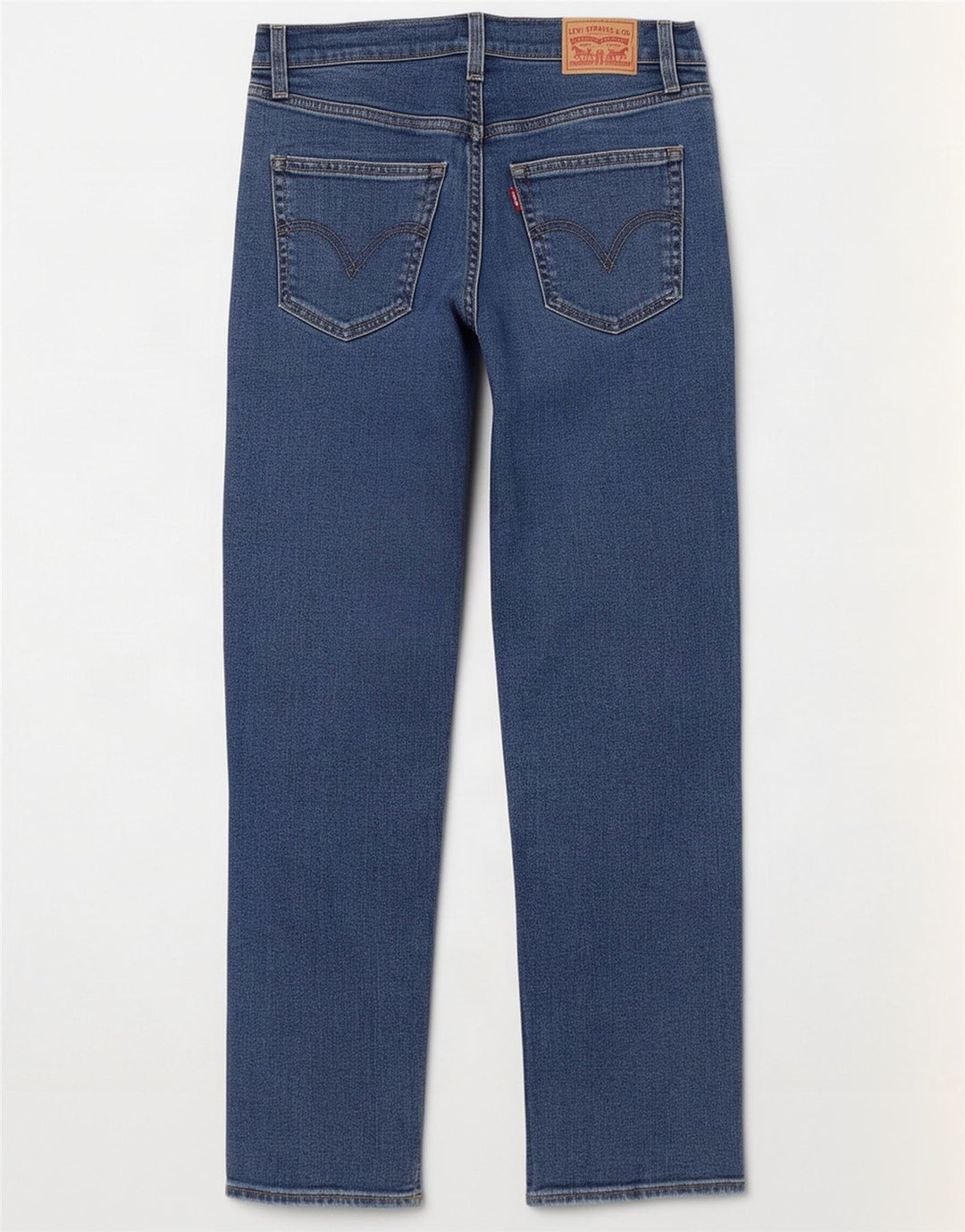 Vaqueros Levi's Ribcage Rectos Mujer W27 L29 Algodón Azul