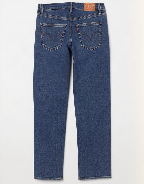 Vaqueros Levi's Ribcage Rectos Mujer W27 L29 Algodón Azul