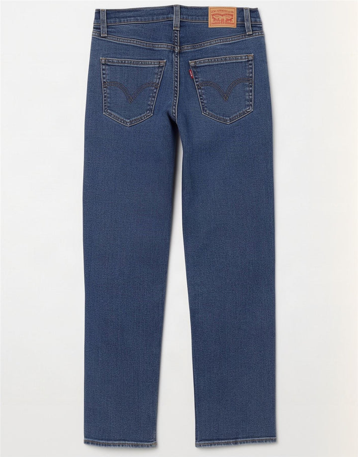 Vaqueros Levi's Ribcage Rectos Mujer W27 L29 Algodón Azul