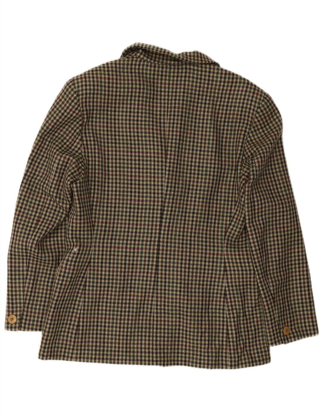 Max Mara Chaqueta Blazer de Fin de Semana para Mujer Reino Unido 46 Grande Pata de Gallo Verde