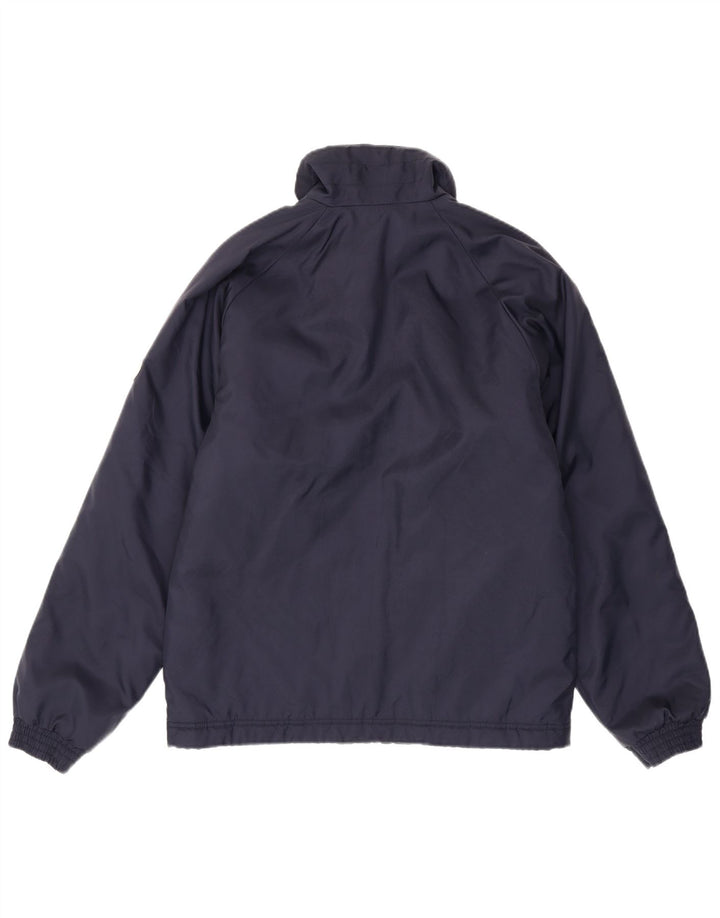 Puma Mens Chándal Top Chaqueta Pequeña Azul Marino Nylon