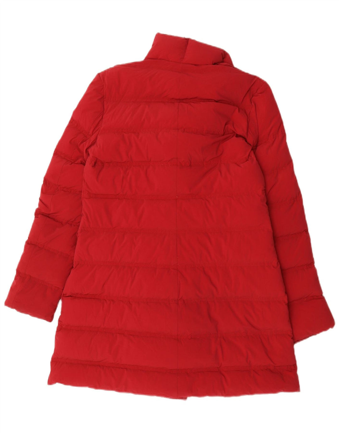 Aspesi Abrigo acolchado de doble botonadura de gran tamaño para mujer UK 10 Small Red