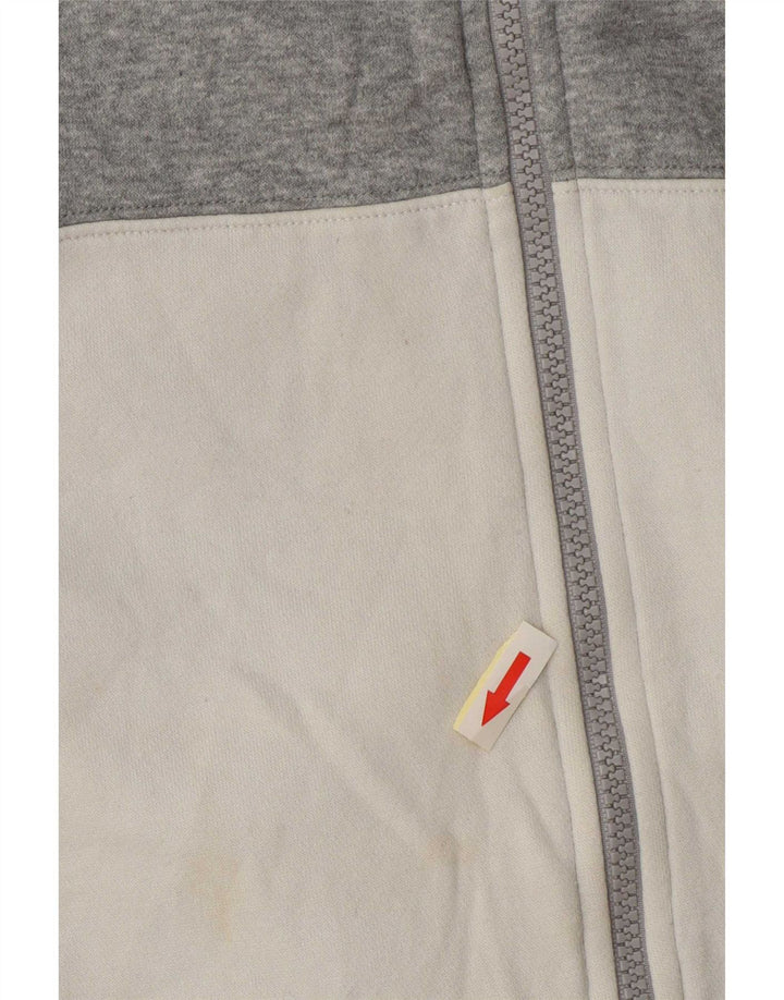 Nike - Chaqueta de chándal para hombre, color gris medio, algodón color block