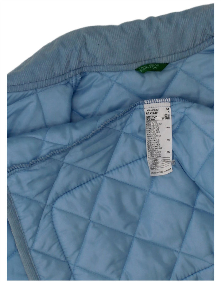 Benetton Chaqueta Acolchada Para Niño 7-8 Años Nylon Azul Mediano