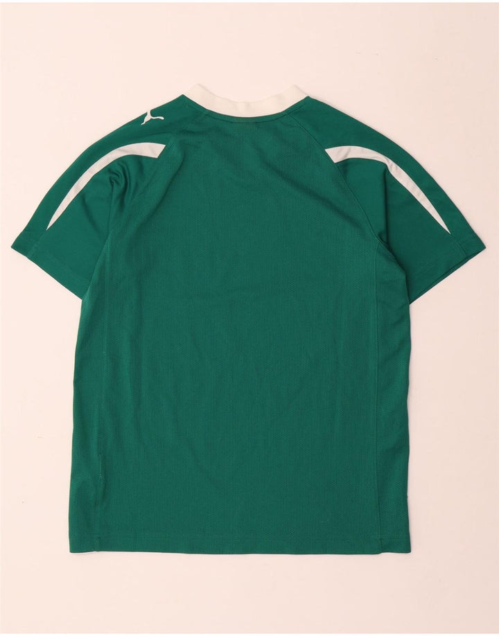 PUMA Camiseta gráfica para niño 13-14 años Verde Poliéster