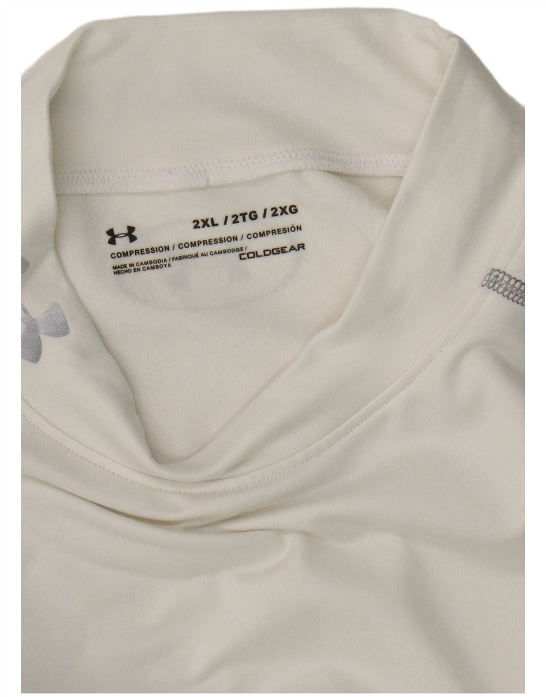Under Armour Cold Gear Top Manga Larga para Hombre 2XL Blanco