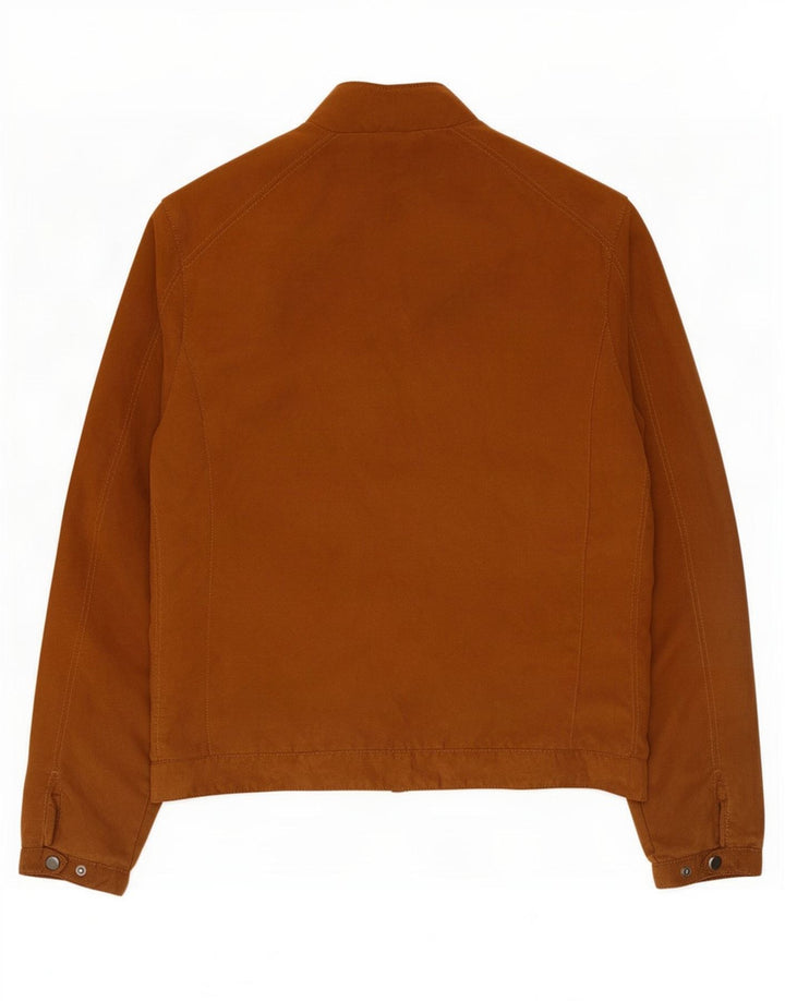 Zara Hombre Cazadora Bomber ES 38 Marrón Medio Poliéster
