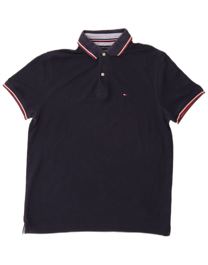 Polo Tommy Hilfiger Hombre Algodón Azul Marino Mediano