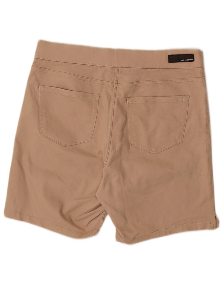 Dkny Pantalones Cortos Casuales Para Mujer Grande W34 Algodón Beige