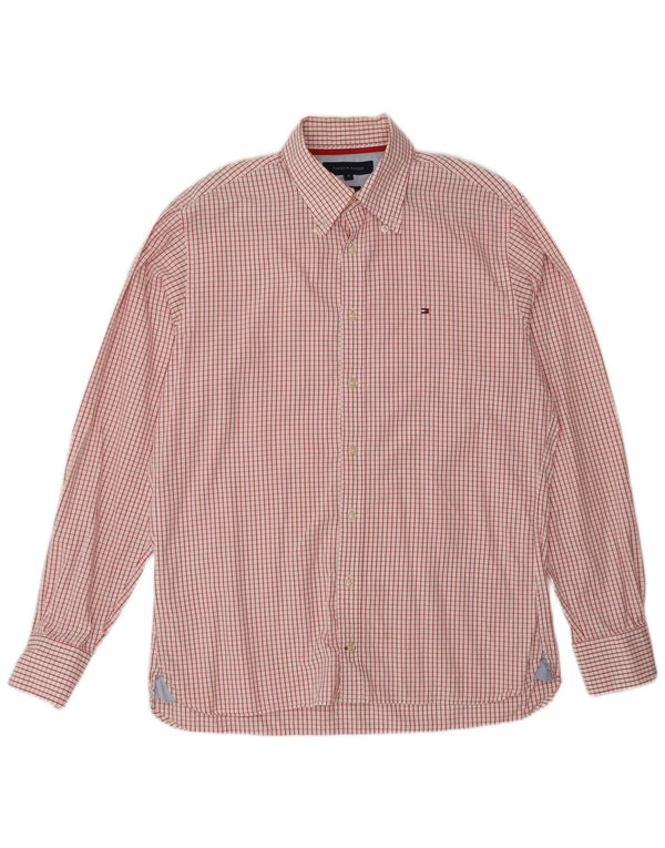 Camisa Tommy Hilfiger Hombre Medium Red Check Cotton