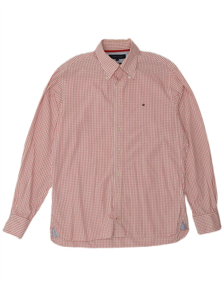 Camisa Tommy Hilfiger Hombre Medium Red Check Cotton
