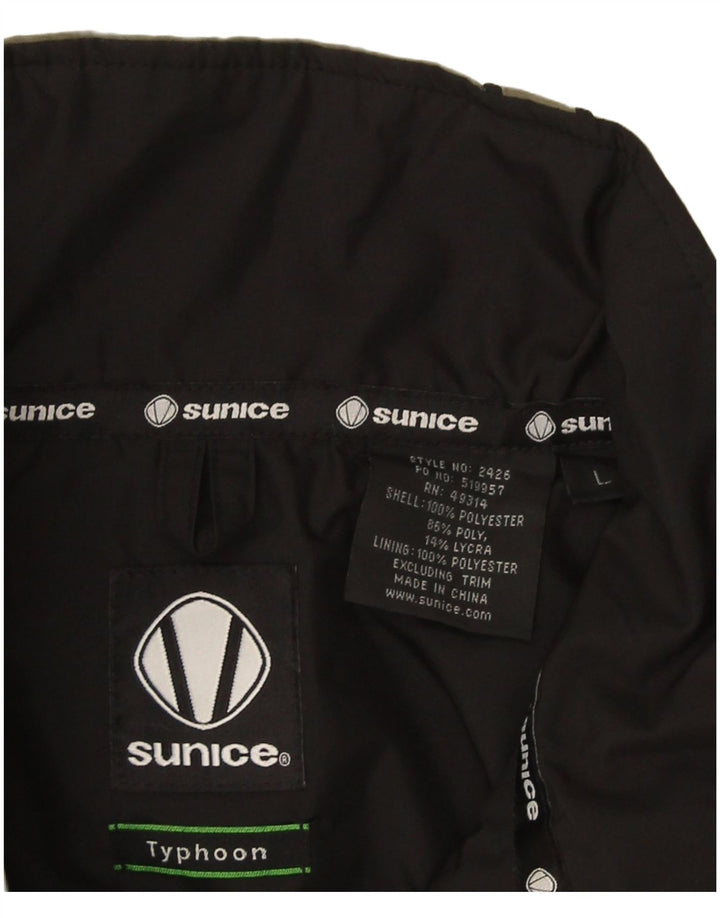 Sunice Chaqueta cortavientos para hombre UK 40 Large Caqui Colorblock Poliéster