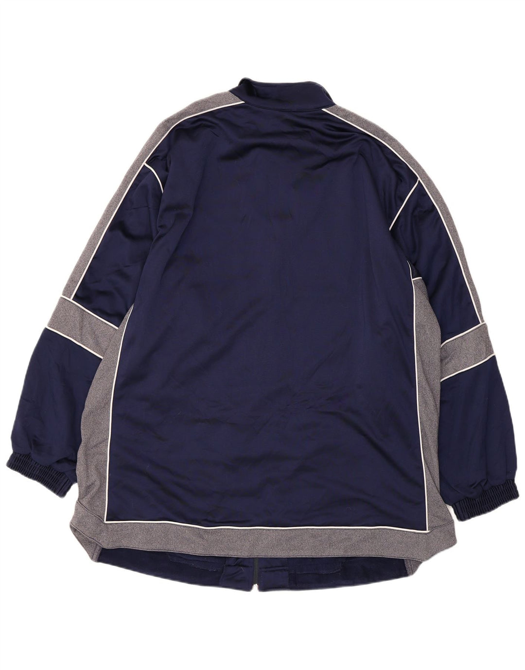 Reebok - Chaqueta de chándal con gráfico para hombre, talla grande, color azul marino