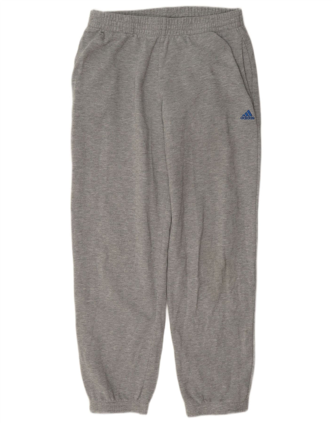 Adidas Hombre Pantalones De Chándal Joggers Gris Medio Algodón