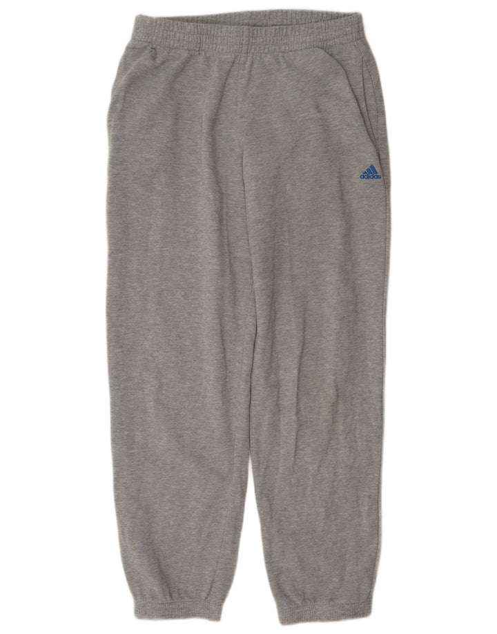 Adidas Hombre Pantalones De Chándal Joggers Gris Medio Algodón
