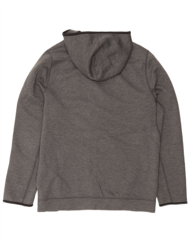 REEBOK Suéter con capucha y cremallera para hombre Poliéster gris medio