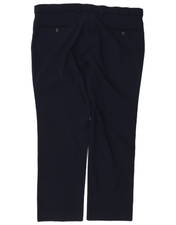 TOMMY HILFIGER Pantalón chino recto para hombre W38 L29 Rayón azul marino