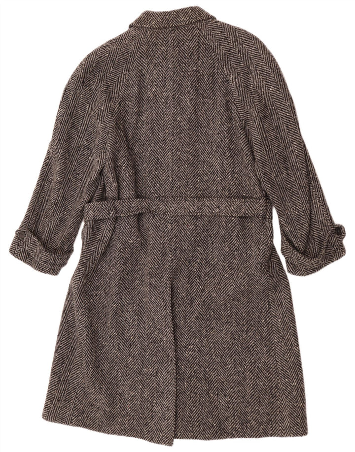 Abrigo Lebole para hombre IT 48 Lana en espiga gris medio