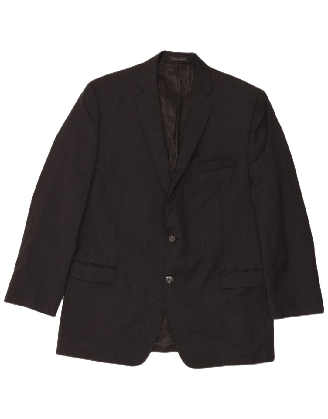 Calvin Klein Chaqueta tipo blazer de 2 botones para hombre UK 44 2XL Lana gris