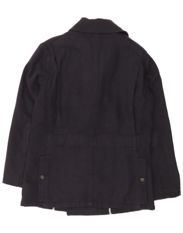 Chaquetón para hombre Montedoro IT 48 Lana azul marino medio