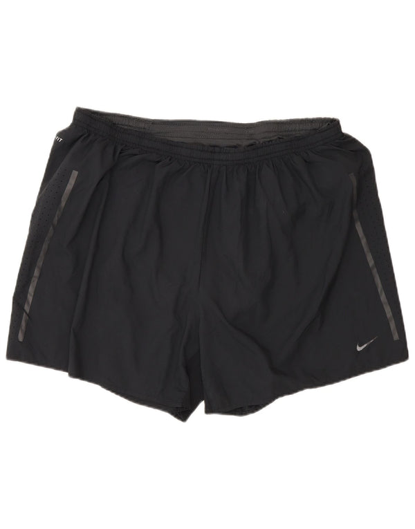 Pantalones cortos deportivos Nike para hombre XL Poliéster negro