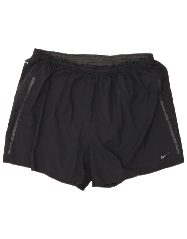 Pantalones cortos deportivos Nike para hombre XL Poliéster negro
