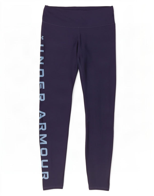 Under Armour Leggings gráficos Heat Gear para mujer, talla 44, talla M, azul marino