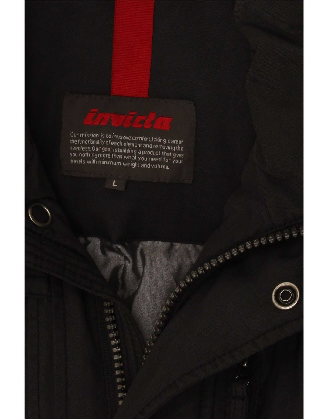 Chaqueta acolchada para hombre Invicta UK 40 Large Nylon gris