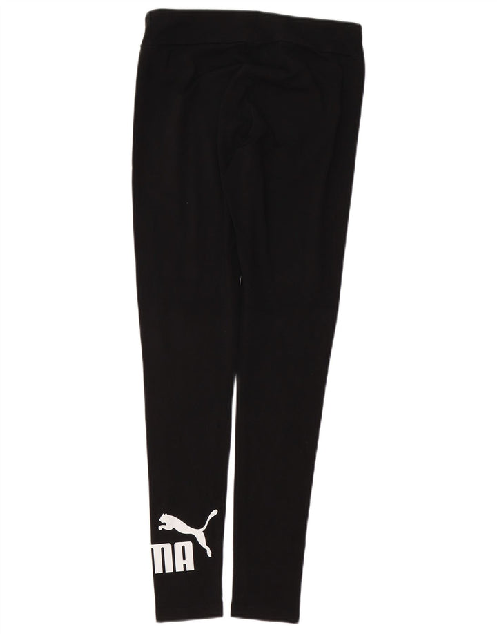 PUMA Leggings gráficos para mujer UK 10 Small Black Cotton