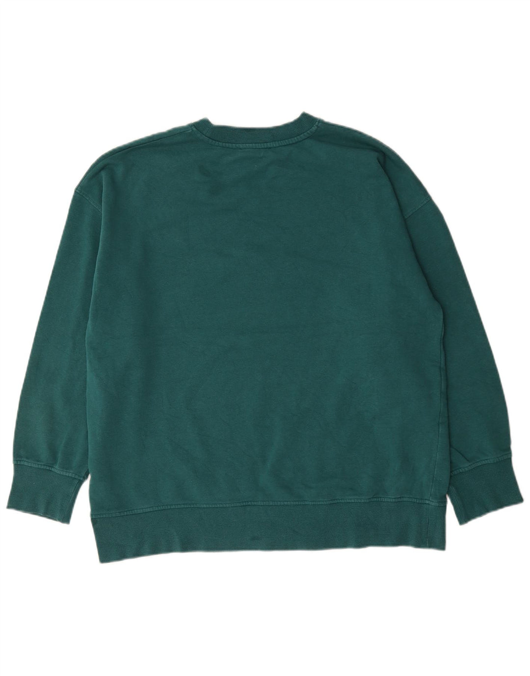 Zara Hombre Sudadera Jumper Algodón Verde Medio