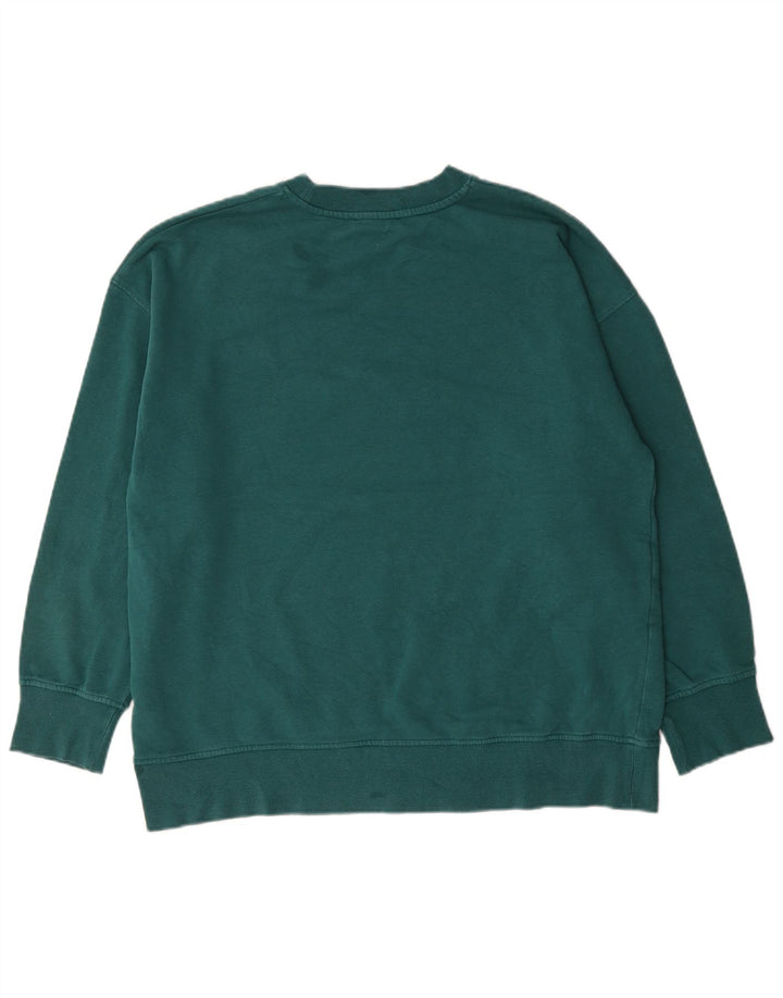 Zara Hombre Sudadera Jumper Algodón Verde Medio