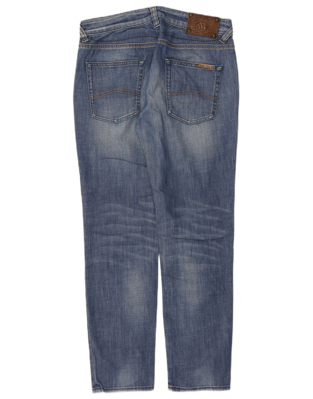 Jeans Rectos Mujer Marlboro Classics W31 L29 Algodón Azul
