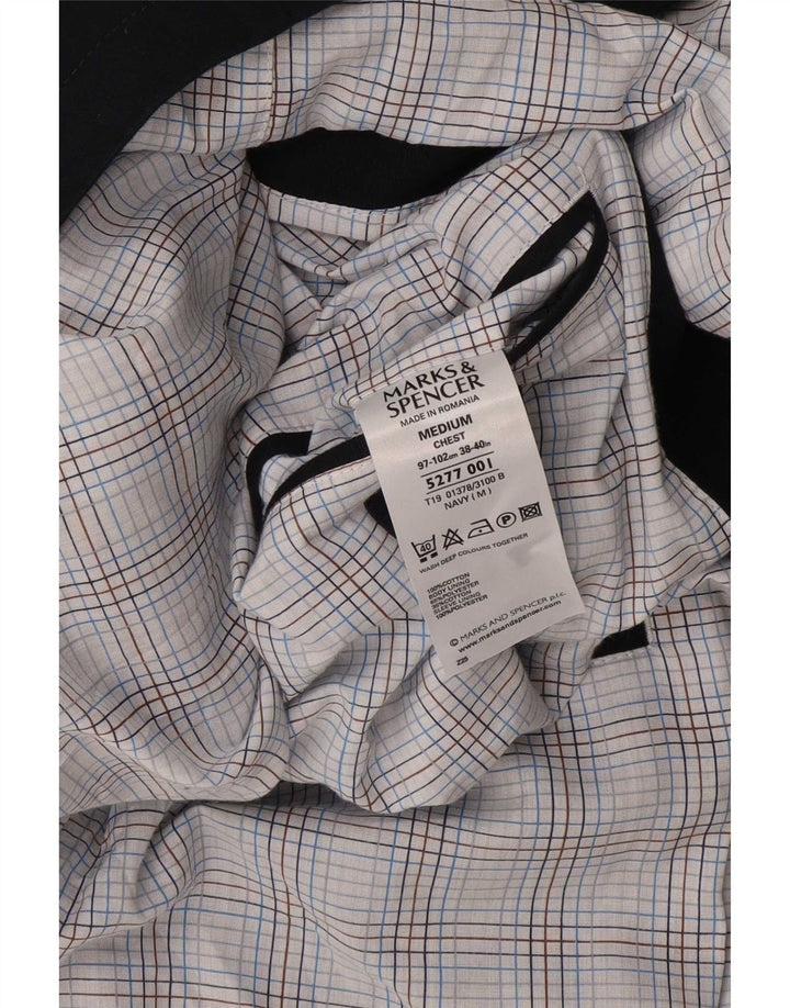 Marks & Spencer Chaqueta tipo blazer de 2 botones para hombre UK 38/40 Azul marino mediano