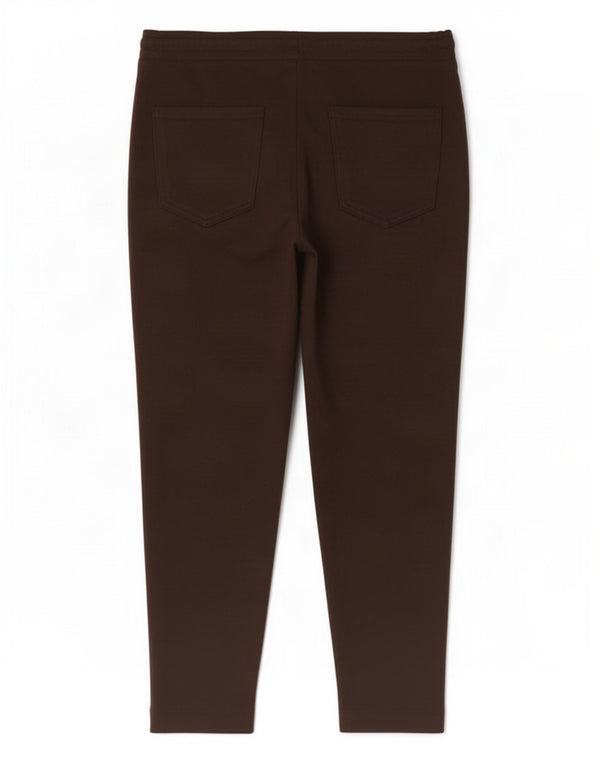 Zara Mens Slim Casual Pantalones Grande W32 L30 Marrón