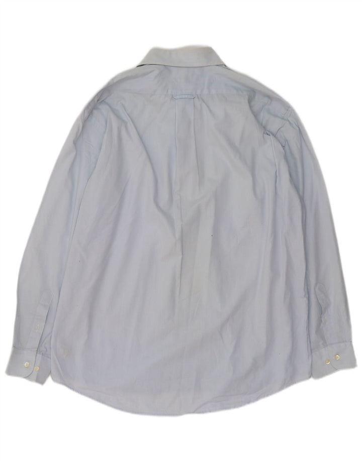 Camisa Lacoste Hombre Talla 42 Algodón Azul Grande