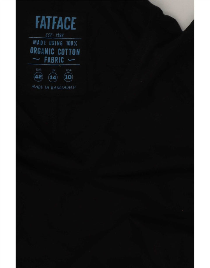 Camiseta sin mangas para mujer Fat Face UK 44 Grande Algodón negro
